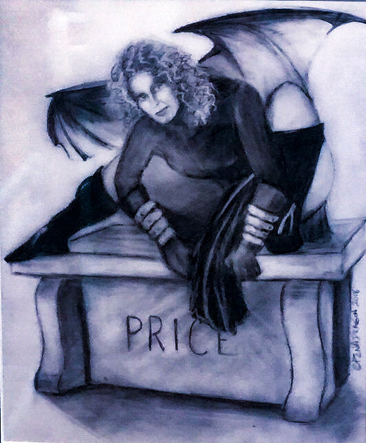 Dark Faerie at Vincent Price’s Resting Place/Meredith Greer (On Sale)